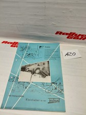 DDR IFA PROSPEKT KLEINHEBER FÜR DEN TRABANT WAGENHEBER RAR SACHSENRING ZWICKAU