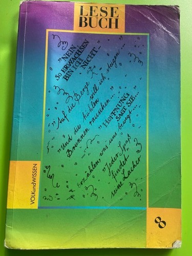 Schulbuch lesebuch 8 - "lesebuch,