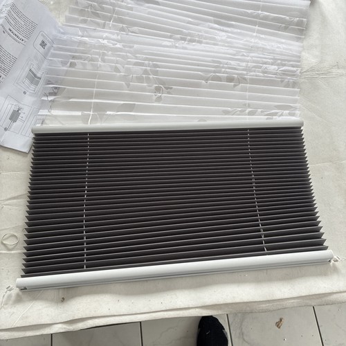 Plissees 50x100cm muster grau - muster,