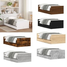 Holzbett mit 2 Schublade Bett