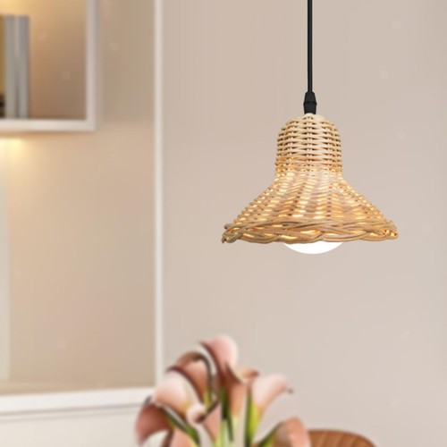 Rattan hängeleuchte nur - rattan, (nur