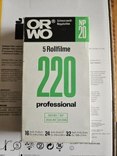 5x Orwo NP 20 220 Rollfilm