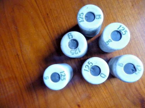 Vintage gewichte porzellan - vintage,