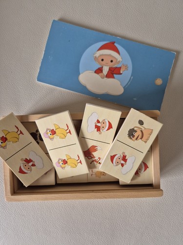 Ddr sandmännchen holz domino - sandmännchen,