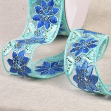 Borte, Organza bestickt mit