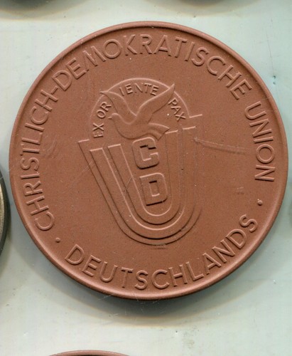 Ddr meissen plakette medaille - meissen,