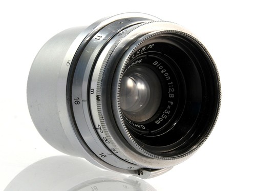 Carl zeiss biogon 8 - carl, 1:2.8