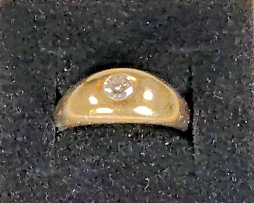 Diamantring gold 525 0 - 525,, ca.0,35