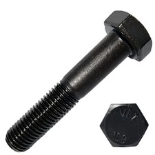 DIN 960 M10 Sechskantschraube m.Schaft Feingewinde 10.9 blank Maschinenschrauben