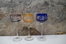 3 Vintage Weingläser Kristall