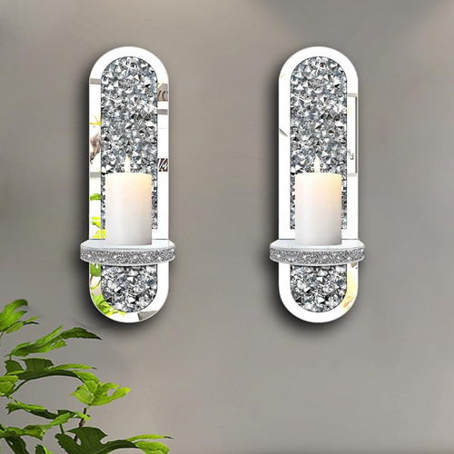 2er set silber kristall - set,