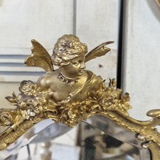 Älterer Spiegel mit Elfe