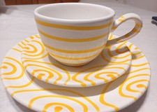 grosse Tasse,  Kuchenteller