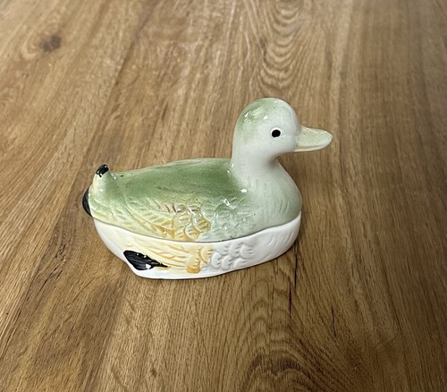 Keramik enten schale - enten, deckel