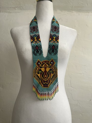 Necklace beads western boho - beads,