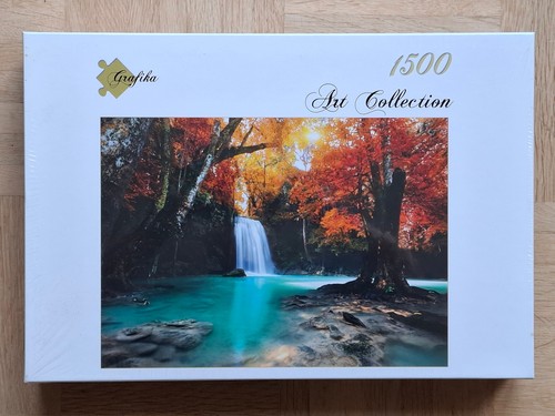 Grafika puzzle wasserfall im - grafika,