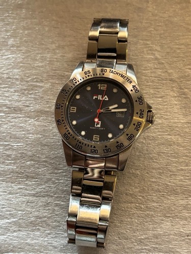 Fila sport uhr edelstahl blau - sport,