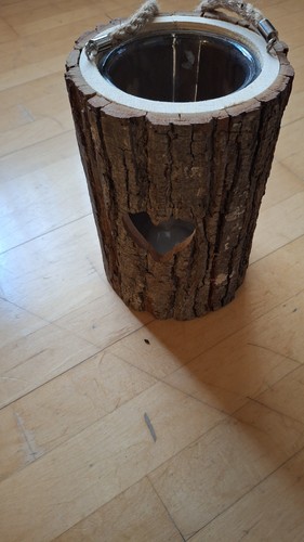 Teelichthalter aus holz für - teelichthalter,