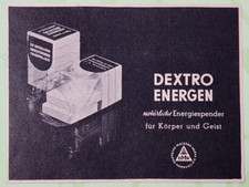 3. Dextro Energen * Traubenzucker * Werbeanzeige Werbung Reklame 1941