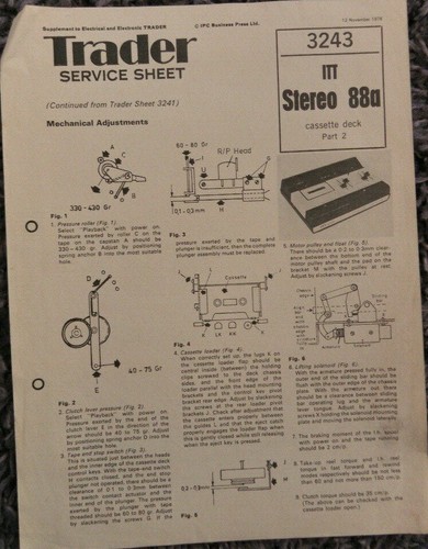 Itt stereo 88a portable - stereo,