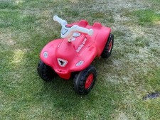 BIG Bobby Car Quad - Kinder-Rutschauto ab 3 Jahre mit Lenker Hupe OffRoad Reifen