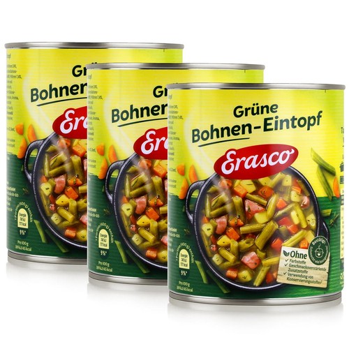 Erasco grüne bohnen - erasco, bohnen-eintopf