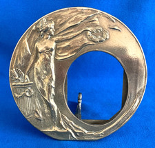 Vintage Messing runder Art