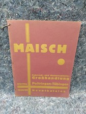 alter Katalog MAISCH Fahrrad- und Motorradteile Hauptkatalog Tübingen 1929/30