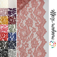 MAGAM-Stoffe "Carmen" Spitzenstoff Blumen Spitze Meterware ab 50cm