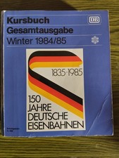 DB Kursbuch Gesamtausgabe Winter 1984 / 1985