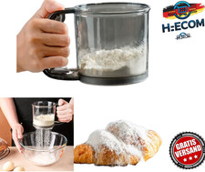 Halbautomatisches Mehlsieb Mit Handpresse Transparent Backwerkzeug Küche