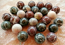 25 St. x Jaspis Kugel ca. 48 -