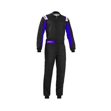 Neu Sparco Kartoverall ROOKIE MY20 Schwarz Blau (XL)