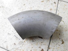 Schweissbogen Einschweissbogen Edelstahl roh Rohrbogen  ca.75 Grad 84 x2 mm VA