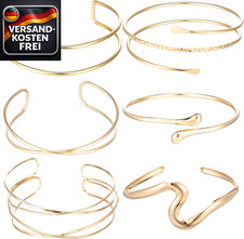 Oberarmreif Set Gold 8cm