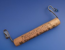 Alter Werbe Holz Paketgriff