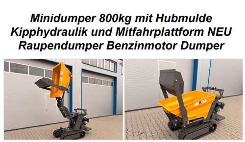Mini dumper 800 hubmulde - dumper,
