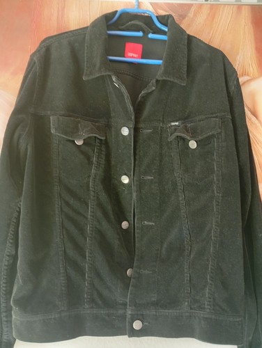 Cordjacke schwarz - cordjacke, m