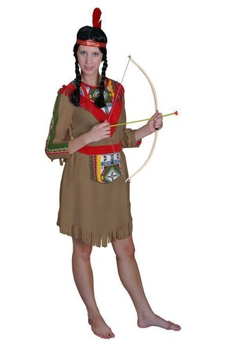 Sexy indianerin damen - sexy, kleid