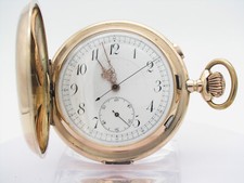 14kt 585 Rotgold Savonette Sprungdeckel Taschenuhr Viertelrepetition