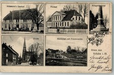 13552840 - 2821 Vellahn Ahlemann`s Gasthaus Posthof Kriegerdenkmal Marktplatz