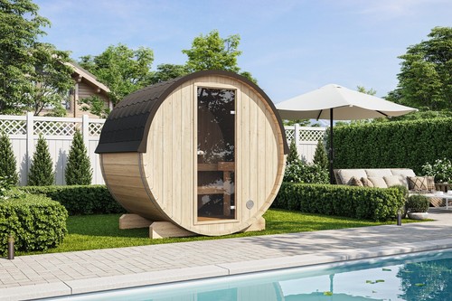 Terrassensauna 204 cm - terrassensauna, Ø