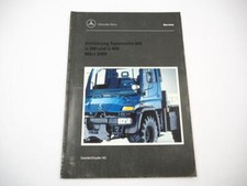 Mercedes Benz Unimog U300 U400 Typenreihe 405 Schulungshandbuch 2000