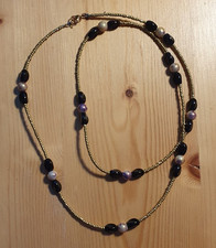 Unikat Glas lange Kette