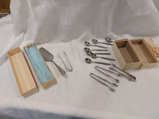 DDR Besteck ABS Rostfrei Foron Löffel Zuckerzange Tortenheber