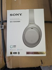 Sony WH-1000XM4 Bügelkopfhörer, Bluetooth, Noise Cancelling, kabellos, silber
