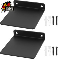 Kleines Wandregal Schwarz für