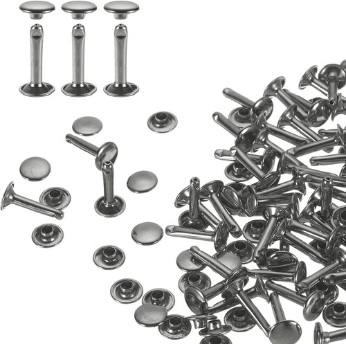 60er set leder nieten 9x16mm - set,