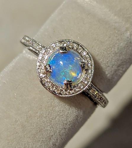 Kristall opal diamant halo - opal,