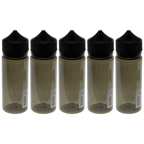 120ml black empty bottles with